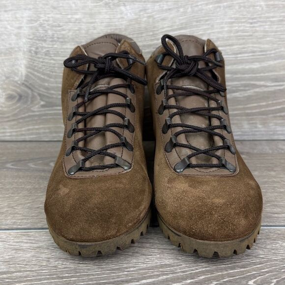 Dunham Tyroleans Men’s Sz 6.5M Brown Suede Vtg Vibram Mountaineering Hiking Boot - Picture 2 of 12